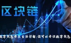 數(shù)字錢包開(kāi)立主體詳解：