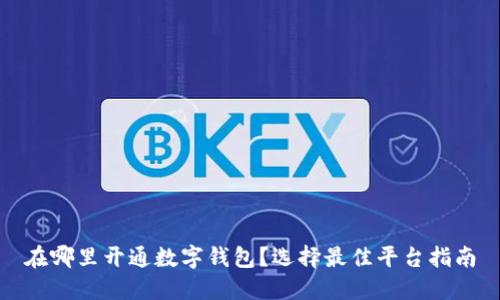 在哪里開通數(shù)字錢包？選擇最佳平臺指南